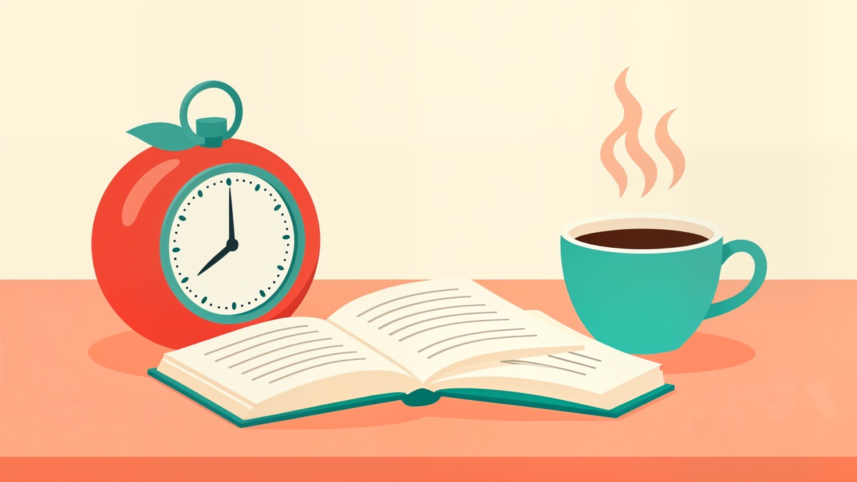The Pomodoro Technique for Studying: A Practical Guide - illustration