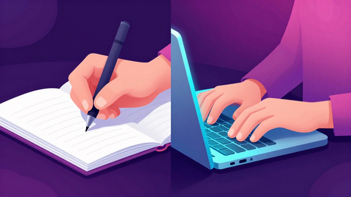 Digital versus paper note taking comparison